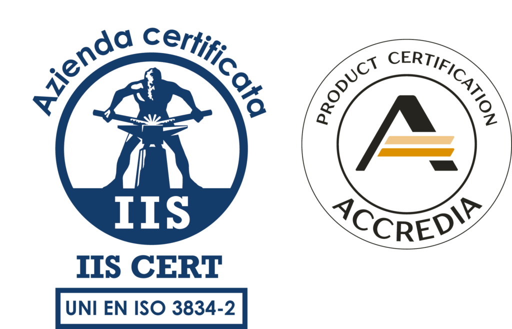 Carpenteria leggera di precisione 2 ACCREDIA ISO 3834 2 Product Certification